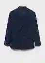 Blazer Americana Monaco Indigo Talla 50 Hombre Mango
