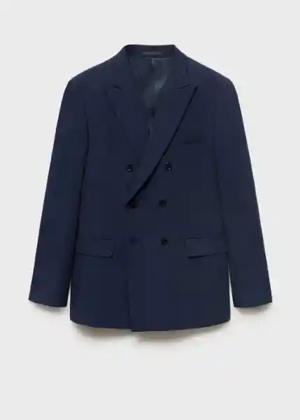 Blazer Americana Monaco Indigo Talla 50 Hombre Mango