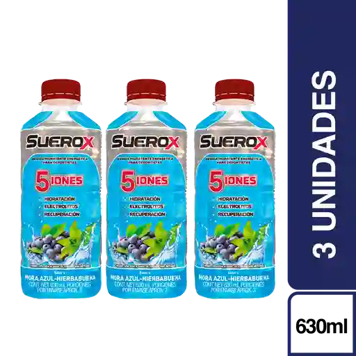 3 x Suerox Mora Azul