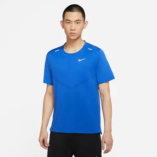 Nike Camiseta M Df Rise 365 Ss Para Hombre Azul Talla XL