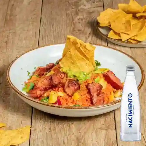 Combo Arroz Puebla + Nacimiento Sin Gas 300 ml