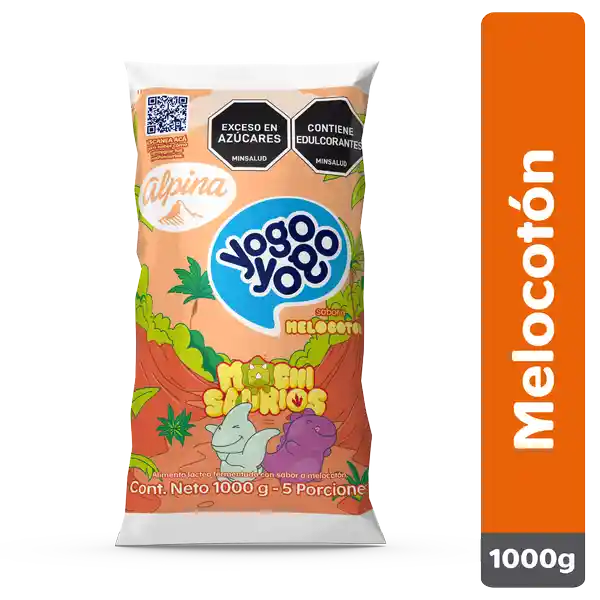 Yogo Yogo Melocotón Bolsa 1000 g