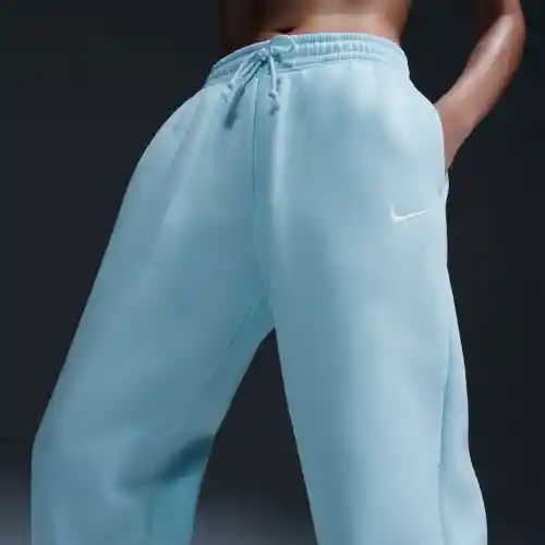 Nike Pantalón Nsw Phnx Flc 2 Lifestyle Para Mujer Azul Talla M
