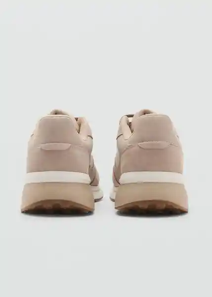 Zapatos Deportiva Rule Beige Talla 43 Hombre Mango
