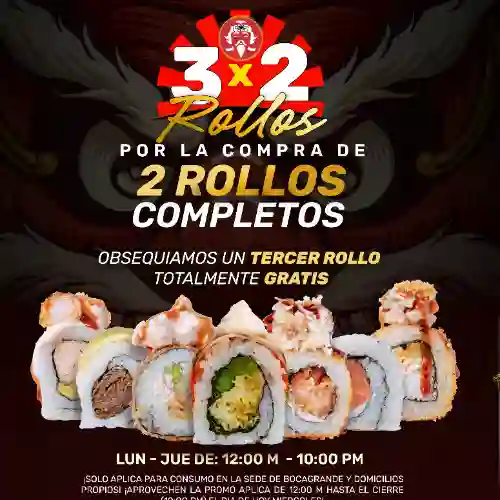 3x2 en Rollos