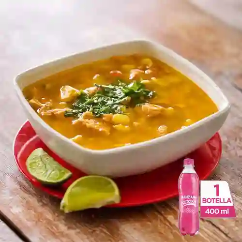Combo Mondongo + Postobón Manzana 400 ml