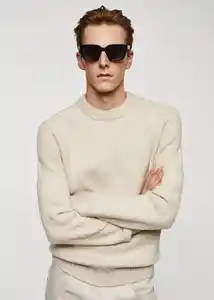 Buzo Jersey Carbonel Piedra Talla XXL Hombre Mango