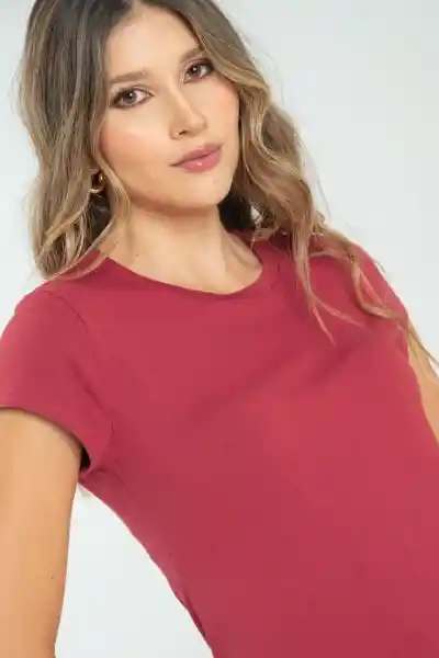 Camiseta Iris Color Rojo Persa Talla S Ragged