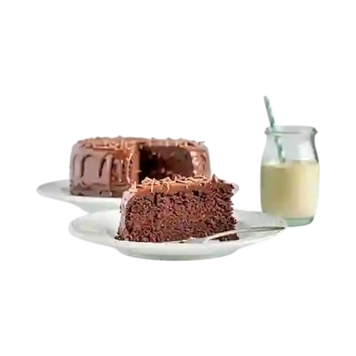 Combo Torta de Brownie + Un Baso de Leche