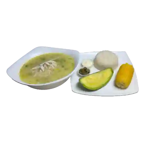Ajiaco + Gaseosa 250 ml
