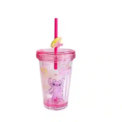 Vaso de Plástico Serie Lilo & Stitch Ángel 320 mL Miniso