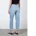 Jean Jack Mujer Azul Indigo Claro Talla 10 492E301 Naf Naf