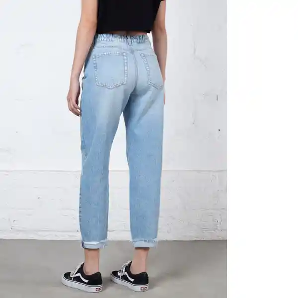 Jean Jack Mujer Azul Indigo Claro Talla 10 492E301 Naf Naf