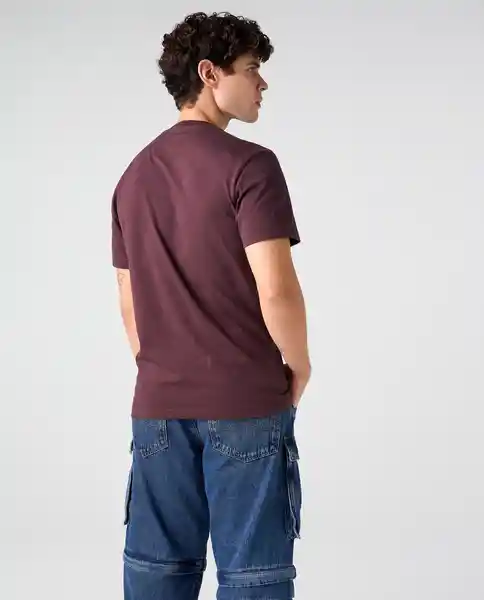 Camiseta Hombre Morado Talla L 842G006_MOR191621 Americanino