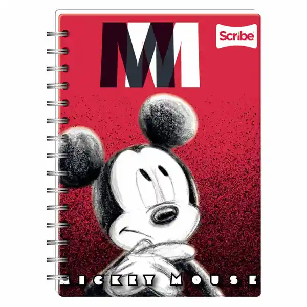 Scribe Cuaderno Argollado 105 Mickey Rayado 80 Hojas Rayado