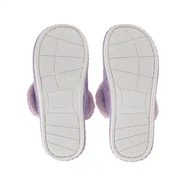 Pantuflas Cotele Diseño 1 Morado T 35-36 Casaideas