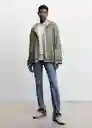 Abrigo Parka Perfume Khaki Talla XL Mujer Mango
