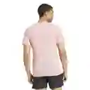 Adidas Camiseta Tr-Es Fr Logo T Para Hombre Rosado Talla M