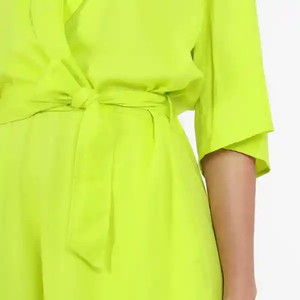 Enterizo Corto Cuello Sport Verde Talla S 530071