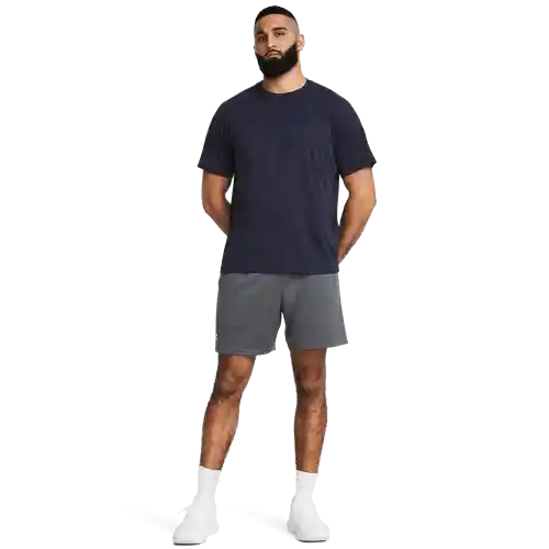 Under Armour Pantaloneta Tech 7In de Hombre Gris Talla LG