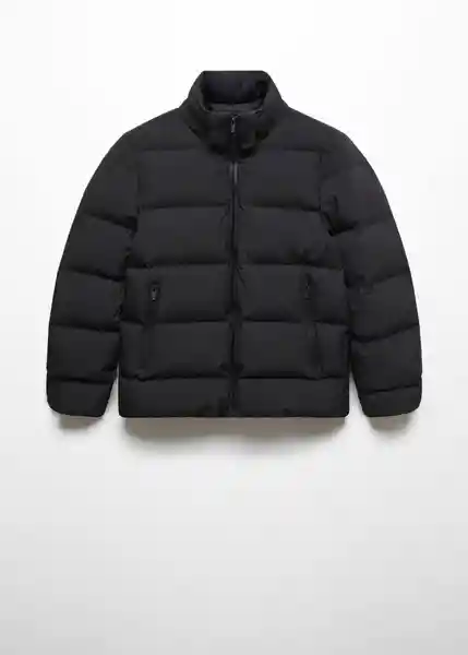 Abrigo Anorak Coli Negro Talla XL Hombre Mango