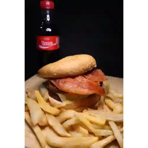 Combo Hamburguesa Carnivora+papas+gaseos