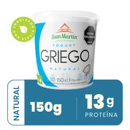 Yogurt Griego San Martin Natural Con Stevia