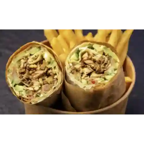 Combo - Laffa Shawarma + Coca Cola