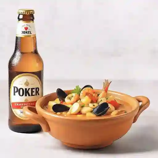 Cazuela de Mariscos + Poker