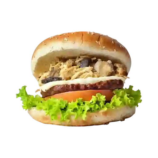 de Carne con Salsa de Pollo y Champiñones