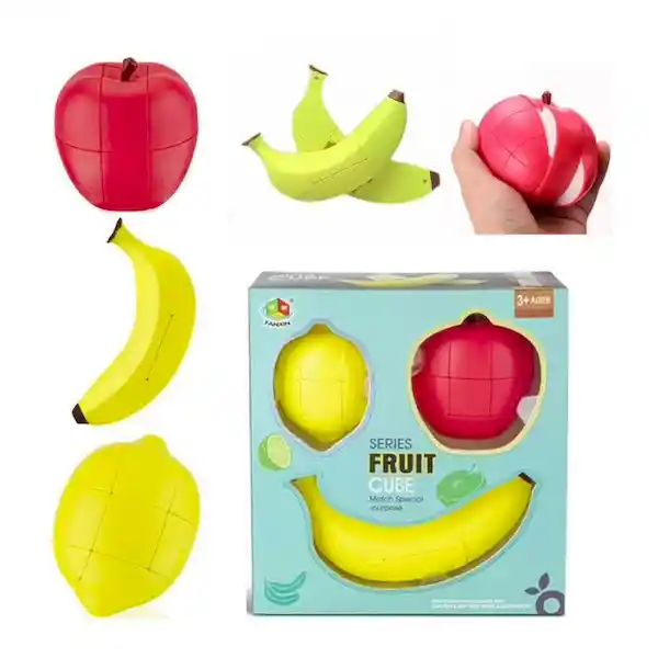 Faroplay Juguete Fruit Cube Rompecabezas Frutas