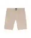 Short Colors Rocket Crudo Almidón Claro Talla 32 Chevignon