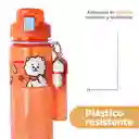 Botella Con Correa y Funda Serie Naranja 800 mL Bt21 Miniso