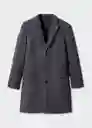 Abrigo Arizona Gris Talla XXL Hombre Mango