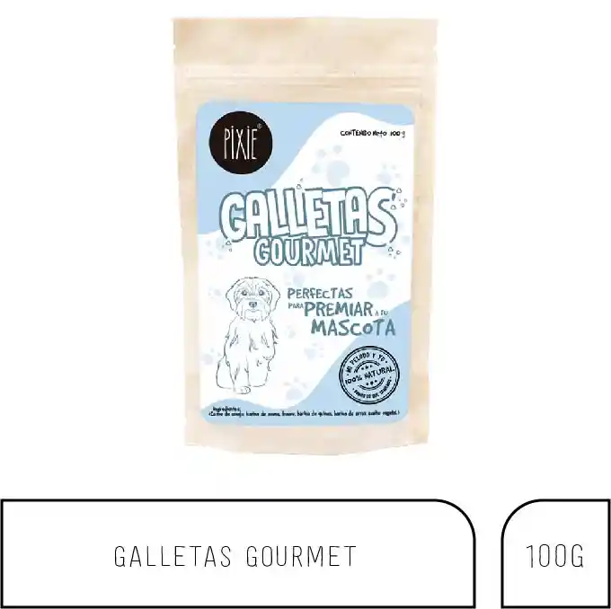 Pixie Galletas Gourmet Cachorros , senior y adultos 100g