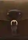 Bolso M Monatana Khaki Mujer Mango