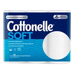 Cottonelle Papel Higiénico Soft 12 Rollos