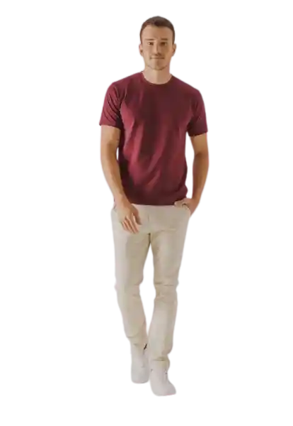 Pantalón Ajustado Blanco Para Hombre Arkitect