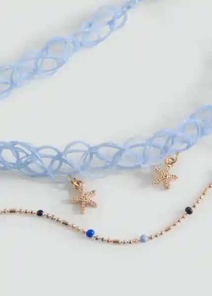 Pack Collar Seastar Oro Talla 99 Niñas Mango