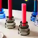 Areaware Candelabro Holder Gris