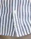 Camisa In Striped Mix Manga Larga Azul Medianoche M Chevignon
