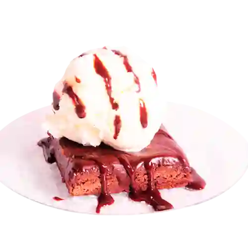 Brownie con Helado