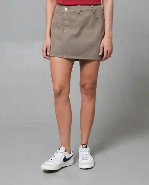 Falda Mujer Café 6 243G000_CAF181017 Rifle