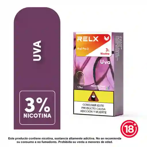 Relx Capsula  Tangy Grape 3% 