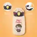 Botella Plástico Tapa Automática Serie Harry Potter Negra Miniso