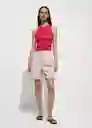Top Karl Fucsia Talla S Mujer Mango