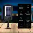 Steren Lámpara Led Con Sensor de Movimiento y Panel Solar