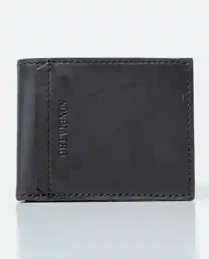 Billetera 2 Fold Negro Sombrío Ultra Oscuro Chevignon