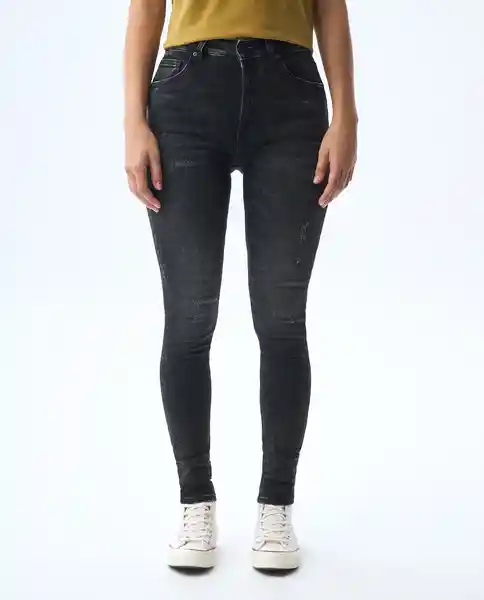 Jean Mujer Negro Talla 4 331G702_NEG194004 Americanino