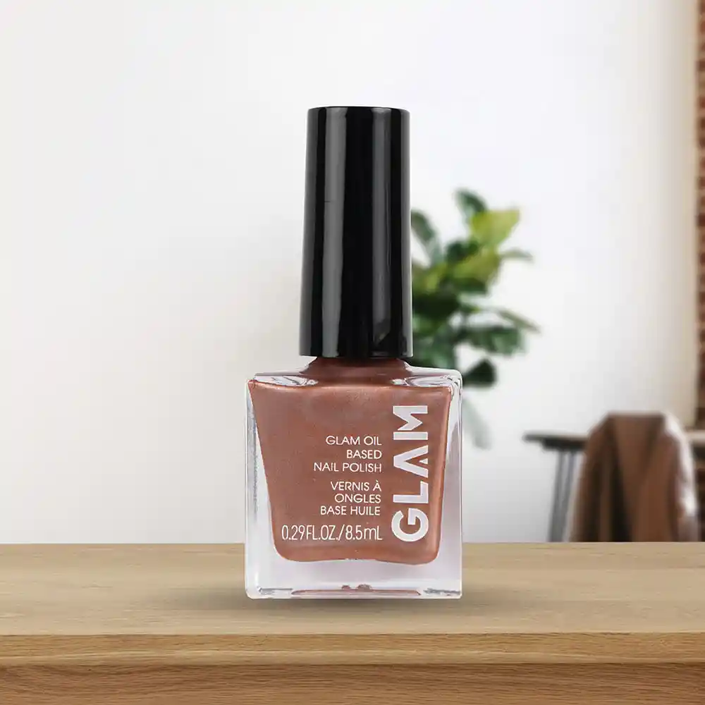 Miniso Esmalte Para Uñas a Base de Aceite Oro Bronceado